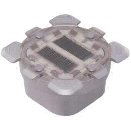 Solar road stud for small intersection